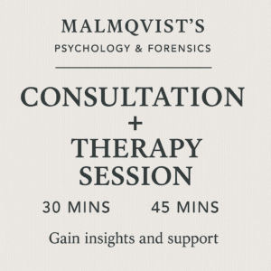 Konsultation + Samtalsterapi Online / Consultation + Talk Therapy Online