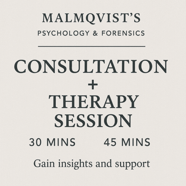 Konsultation + Samtalsterapi Online / Consultation + Talk Therapy Online